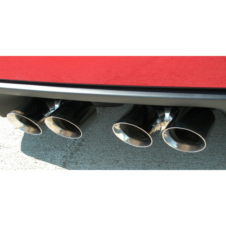 Corsa Corvette C6 Z06 3 Axle-Back System With Dual Rear Exit Tips